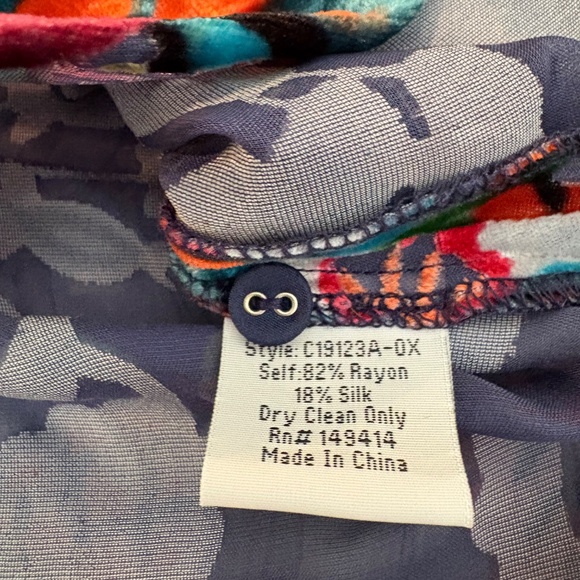 Johnny Was MINTO BURNOUT YRENE BLOUSE 3X - Picture 10 of 10